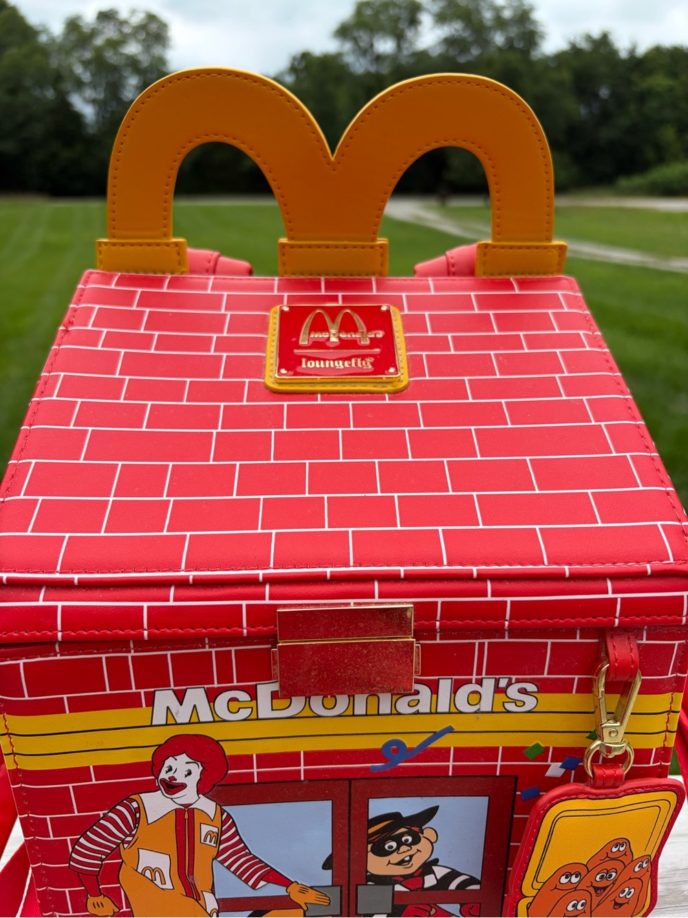 Loungefly McDonalds Happy Meal Mini Backpack Ronald Grimace Hamburglar Retro - Picture 4 of 16